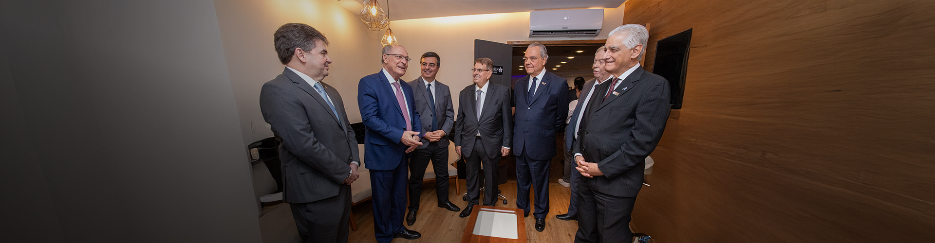 Geraldo Alckmin e empresários na Firjan 