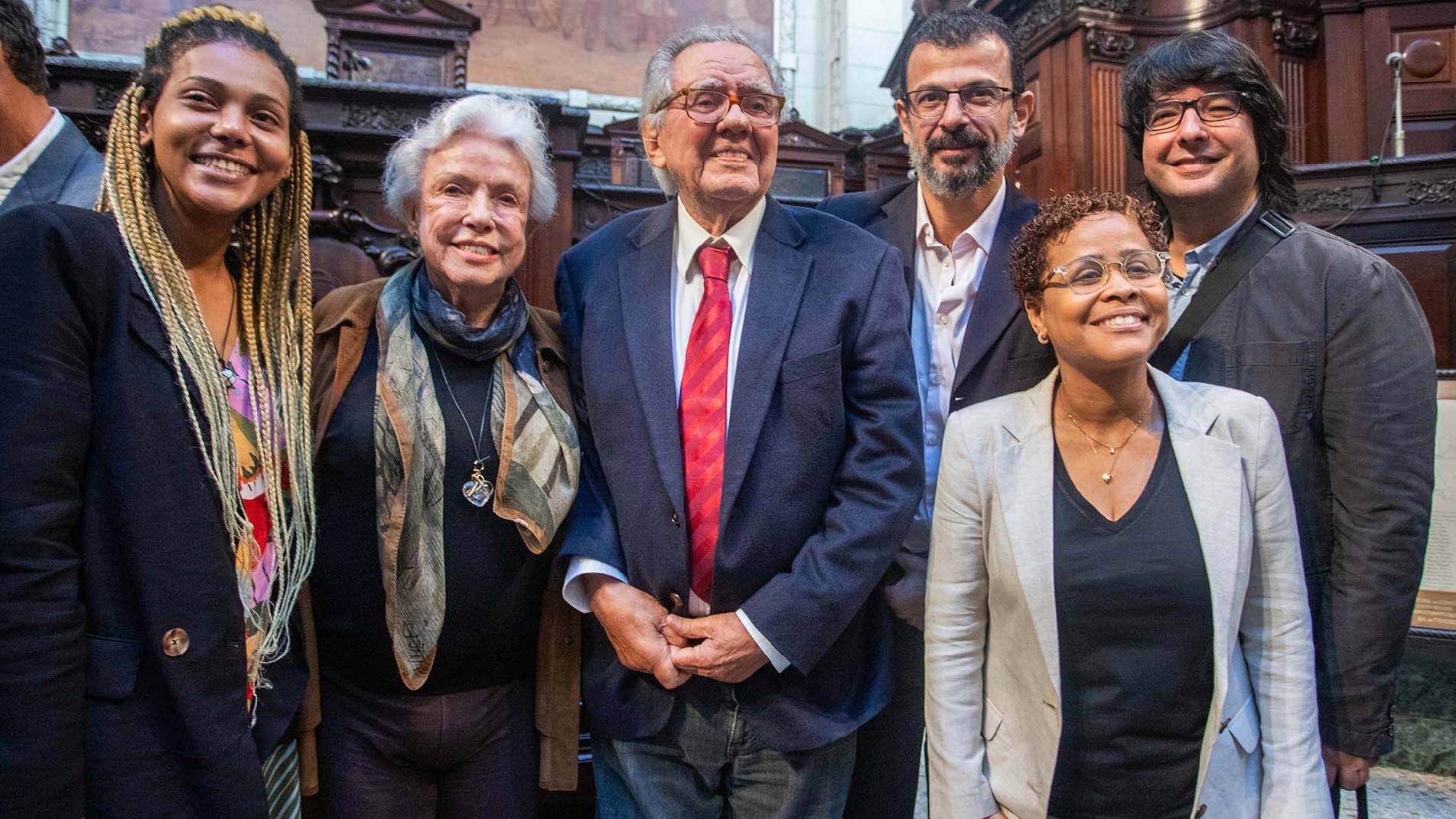 Deputados estaduais do Rio, Lucy e Luiz Carlos Barreto e Leo Edde
