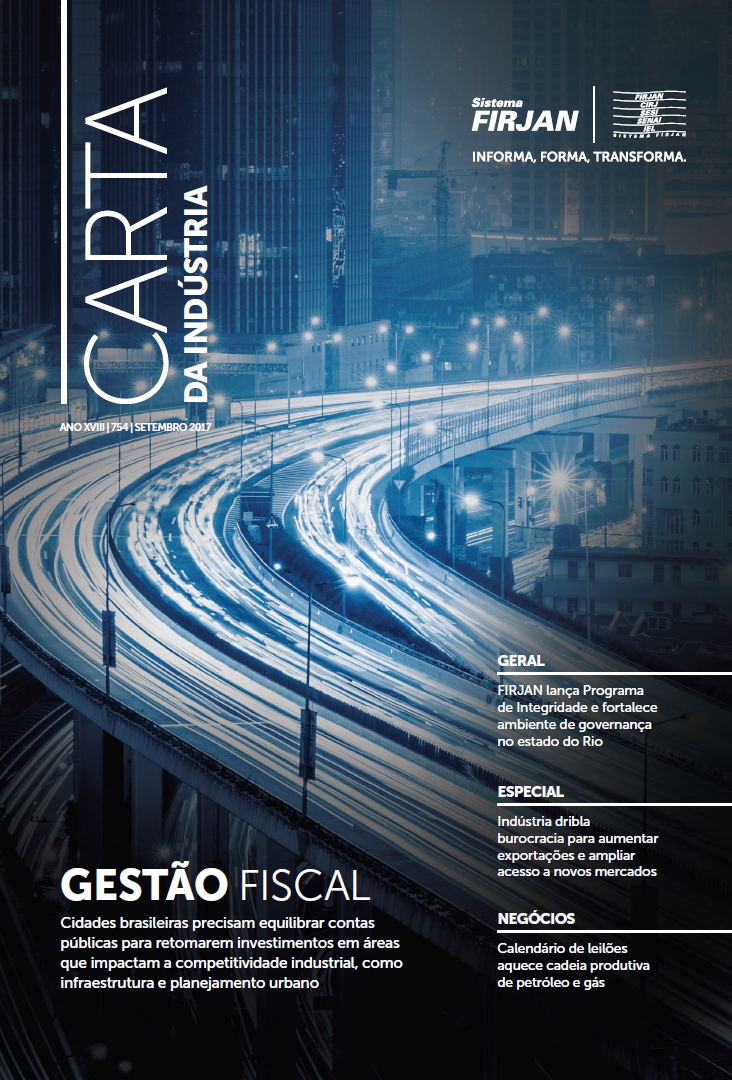 Capa da Revista Carta da Indústria de 2017 