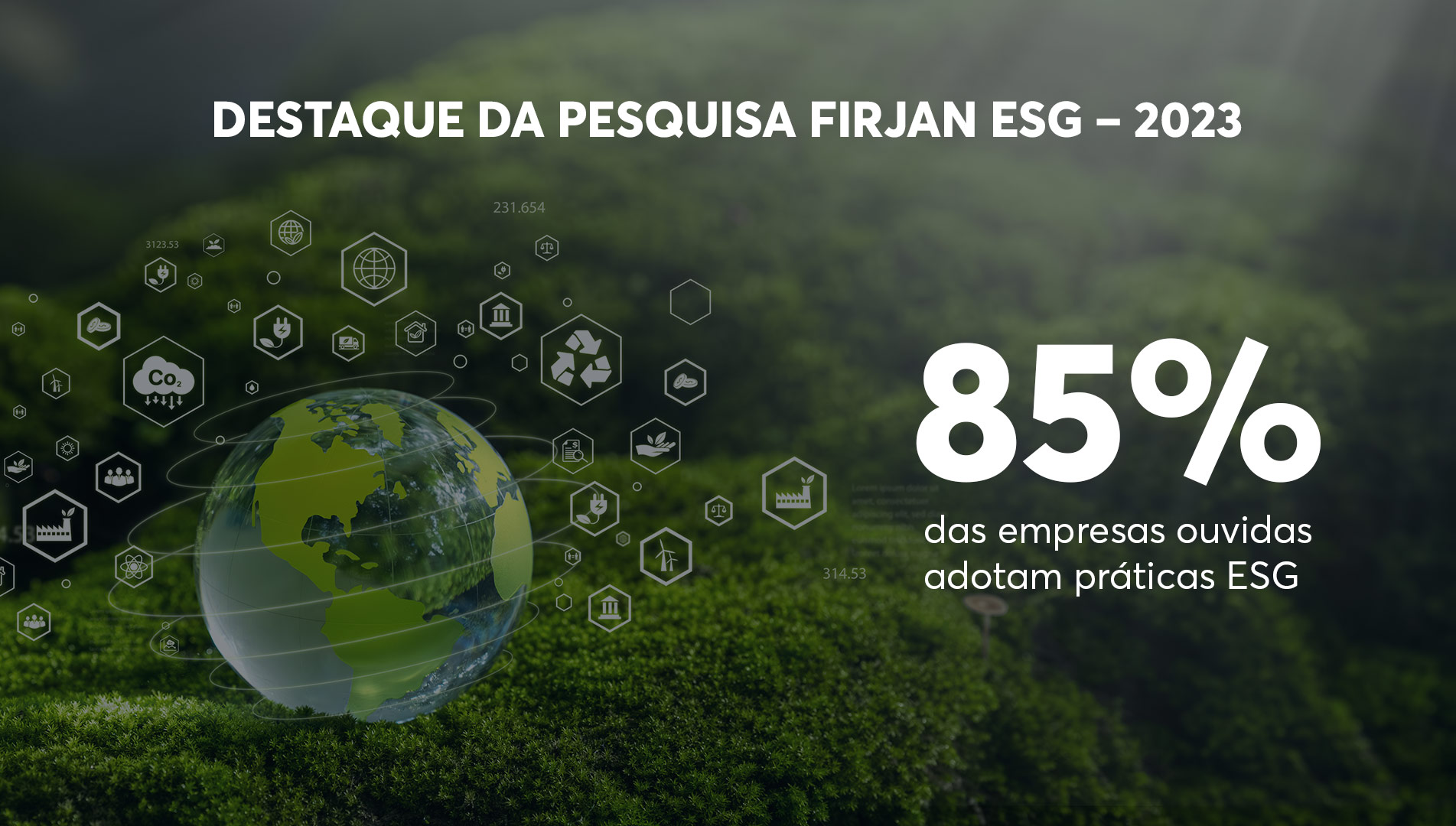 85% das empresas adotam práticas ESG