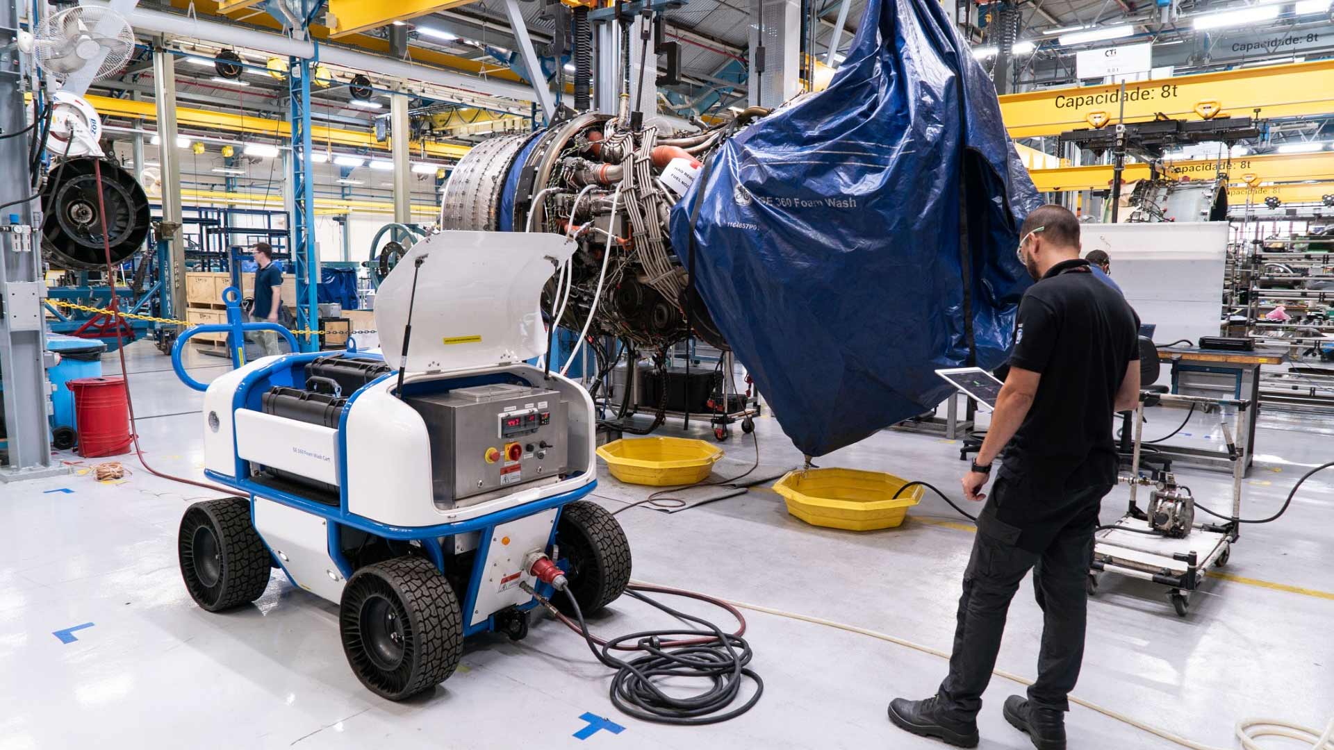 Manutenção na GE Aeroespace