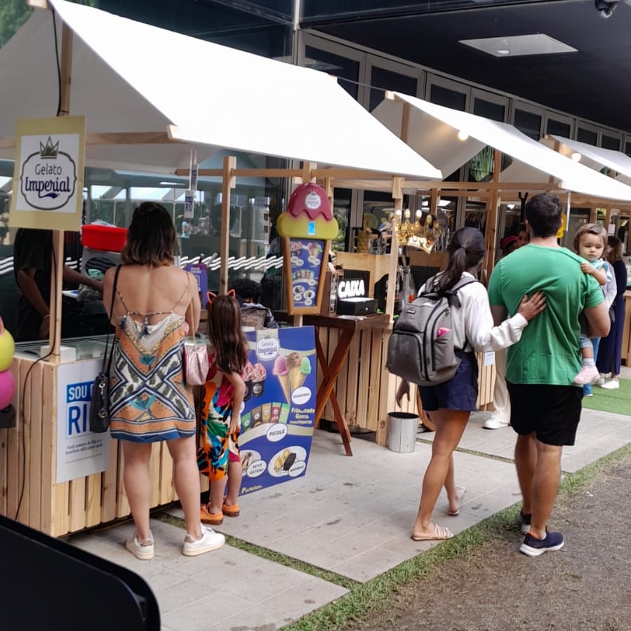 Estande da Gelato Imperial na Feira Sou do Rio na Casa Firjan