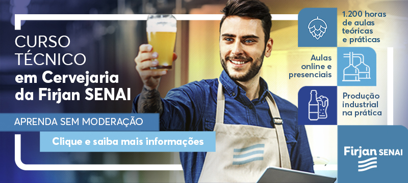 Imagem de um trabalhador do setor cervejeiro